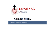 Tablet Screenshot of catholicsg.com